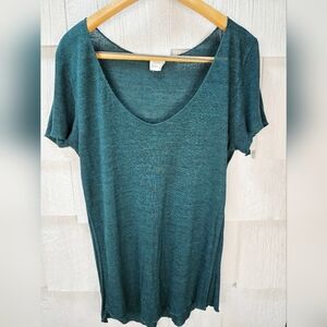 ✨3/$12 Full Tilt Dark Green Short Sleeve Women's Top size XS